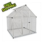 Palram-Canopia Hybrid 6' x 8' Greenhouse (Silver)