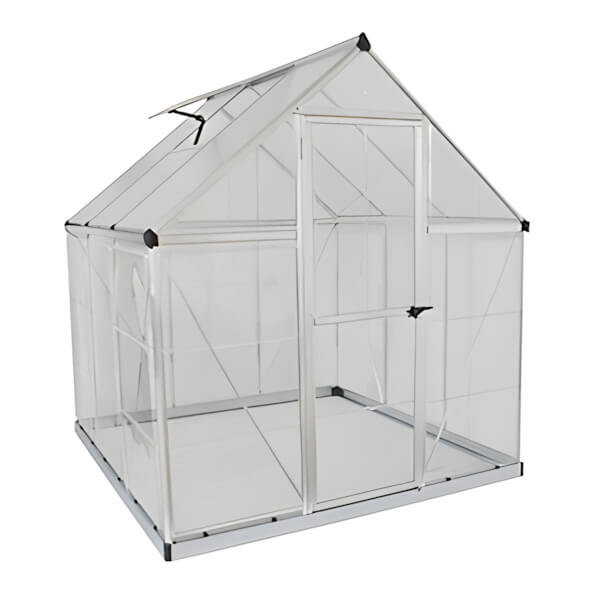 Hybrid 6' x 8' Greenhouse (Silver)