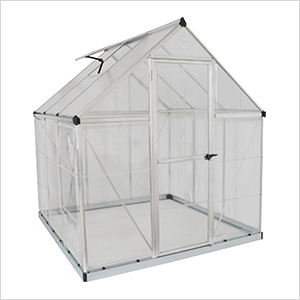 Hybrid 6' x 8' Greenhouse (Silver)