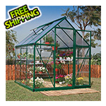 Palram-Canopia Hybrid 6' x 8' Greenhouse (Green)