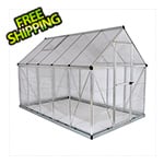 Palram-Canopia Hybrid 6' x 10' Greenhouse (Silver)