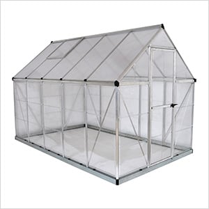 Hybrid 6' x 10' Greenhouse (Silver)