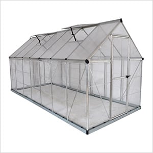 Hybrid 6' x 14' Greenhouse (Silver)