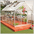 Hybrid 6' x 14' Greenhouse (Silver)