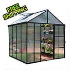 Palram-Canopia Glory 8' x 8' Greenhouse Kit (Grey)