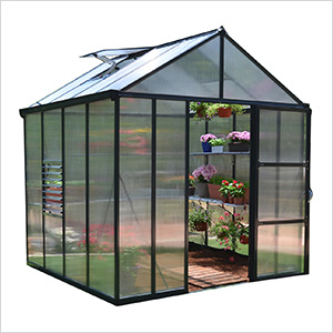 Glory 8' x 8' Greenhouse Kit (Grey)