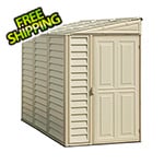 DuraMax Sidemate 4' x 8' Vinyl Shed with Foundation