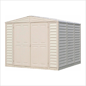 DuraMate 8' x 8' Vinyl Storage Shed with Foundation