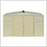 Woodbridge 10.5' x 2.75' Vinyl Storage Shed with Foundation