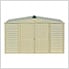 Woodbridge 10.5' x 2.75' Vinyl Storage Shed with Foundation