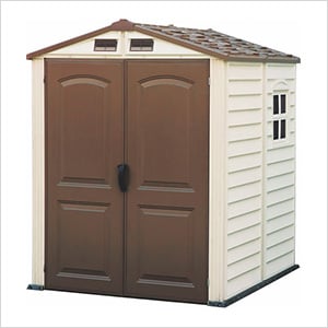StoreMate 6' x 6' Vinyl Shed with Floor
