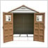 StoreMax 7' x 7' Vinyl Shed with Foundation