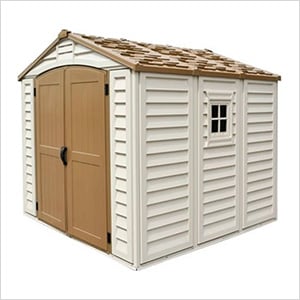 DuraPlus 8' x 8' Vinyl Shed with Foundation