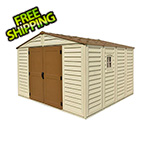 DuraMax Woodbridge Plus 10.5' x 10' Vinyl Shed with Foundation