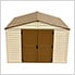 Woodbridge Plus 10.5' x 10' Vinyl Shed with Foundation