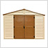 Woodbridge Plus 10.5' x 13' Vinyl Shed with Foundation