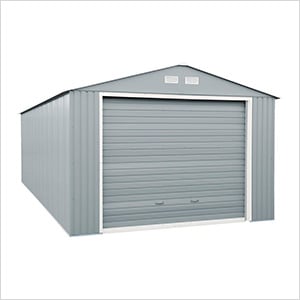 Imperial 12' x 20' Metal Garage (Light Grey / White)