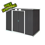 DuraMax 8' x 4' Pent Roof Metal Shed Kit