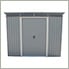 8' x 6' Pent Roof Metal Shed Kit