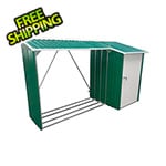 DuraMax 8' x 3' Woodstore Steel Storage Shed