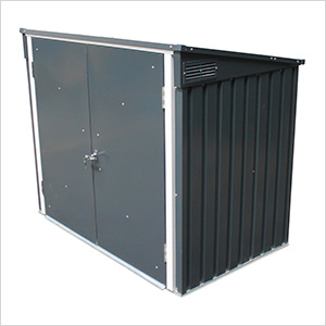 5' x 3' Metal Trash Bin Storage Shed
