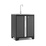 NewAge Garage Cabinets PRO 3.0 Series Grey Garage Sink