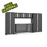 NewAge Garage Cabinets BOLD Grey 6-Piece Project Center Set with Stainless Steel Top