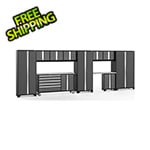 NewAge Garage Cabinets BOLD Grey 11-Piece Project Center Set with Stainless Steel Top