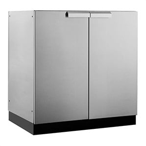 Stainless Steel 2-Door Base Cabinet