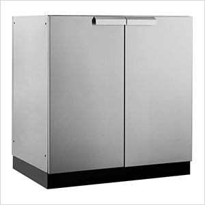 Stainless Steel 2-Door Base Cabinet