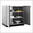 Stainless Steel 2-Door Base Cabinet