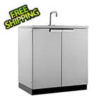 NewAge Outdoor Kitchens Stainless Steel 2-Door Sink Cabinet