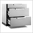 Stainless Steel 3-Drawer Base Cabinet