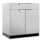NewAge Outdoor Kitchens Stainless Steel Combo Bar Cabinet