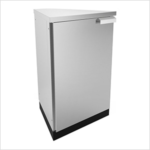 Stainless Steel 45-Degree Corner Cabinet (2-Pack)