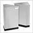 Stainless Steel 45-Degree Corner Cabinet (2-Pack)