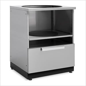 Stainless Steel 28-Inch Kamado Cabinet