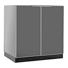 NewAge Outdoor Kitchens Aluminum Slate Grey 2-Door Base Cabinet