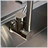 Aluminum Slate Grey 2-Door Sink Cabinet