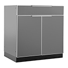 NewAge Outdoor Kitchens Aluminum Slate Grey Combo Bar Cabinet