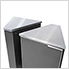 Aluminum Slate Grey 45-Degree Corner Cabinet (2-Pack)