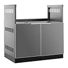 NewAge Outdoor Kitchens Aluminum Slate Grey 33-Inch Insert Grill Cabinet