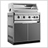 Aluminum Slate Grey 33-Inch Insert Grill Cabinet