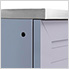 Aluminum Coastal Grey 2-Door Base Cabinet
