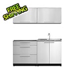 NewAge Outdoor Kitchens Stainless Steel 4-Piece Outdoor Kitchen Set (No Countertop)