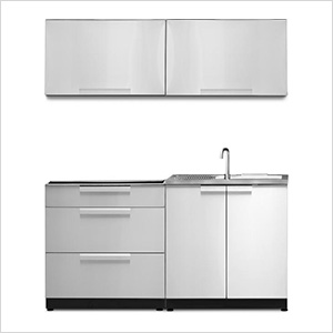 Stainless Steel 4-Piece Outdoor Kitchen Set (No Countertop)