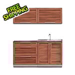 NewAge Outdoor Kitchens Grove 4-Piece Outdoor Kitchen Set (No Countertop)