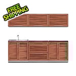 NewAge Outdoor Kitchens Grove 6-Piece Outdoor Kitchen Set (No Countertop)