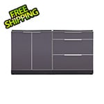 NewAge Outdoor Kitchens Aluminum Slate 2-Piece Outdoor Kitchen Set