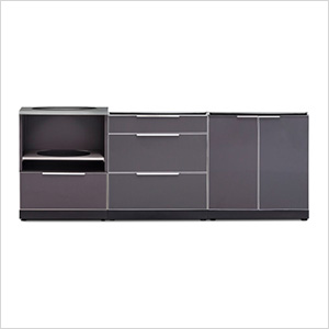 NewAge 66253 | Aluminum Slate 3-Piece Outdoor Kitchen Set NewAge 66253 | Aluminum Slate 3-Piece Outdoor Kitchen Set on Patio Kitchen Set id=95795